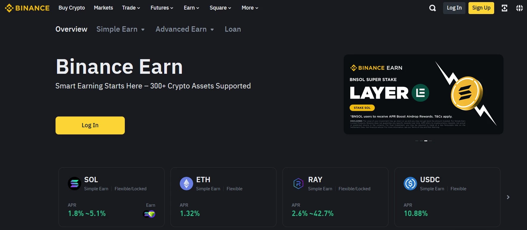 binance earn