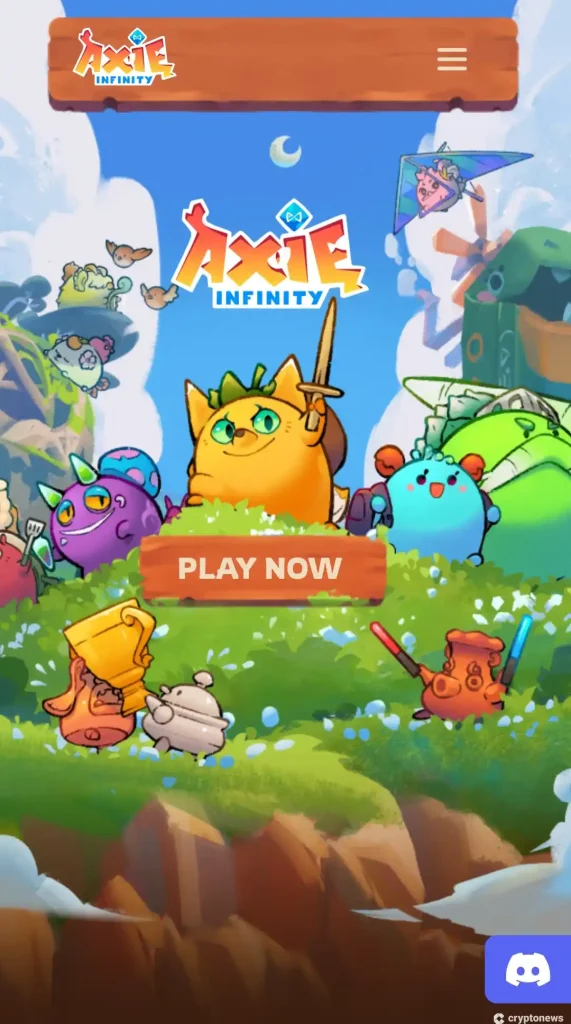 Axie Infinity website