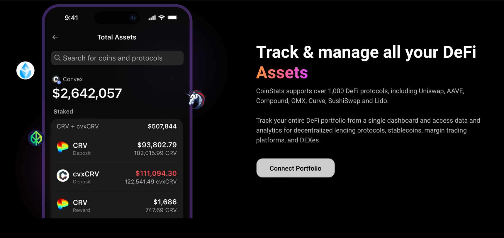 CoinStats portfolio tracker