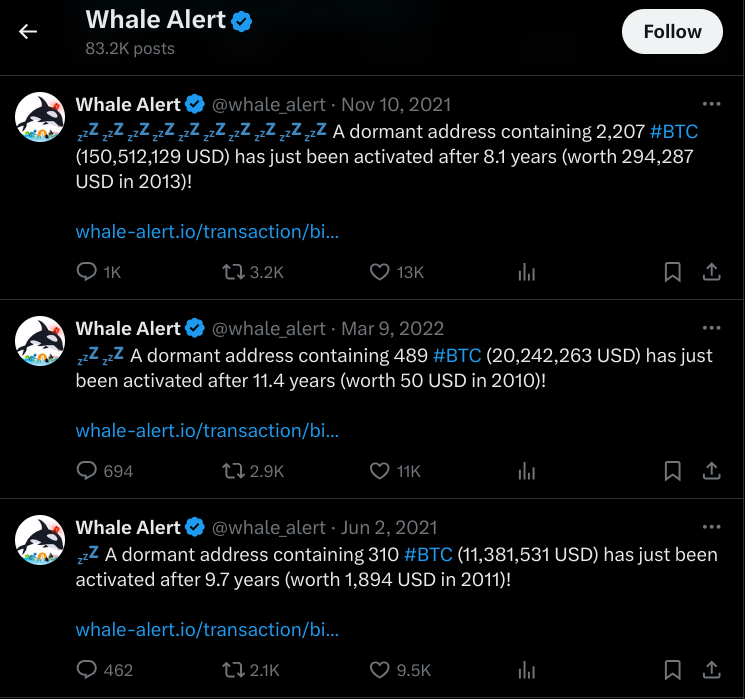crypto whale alert