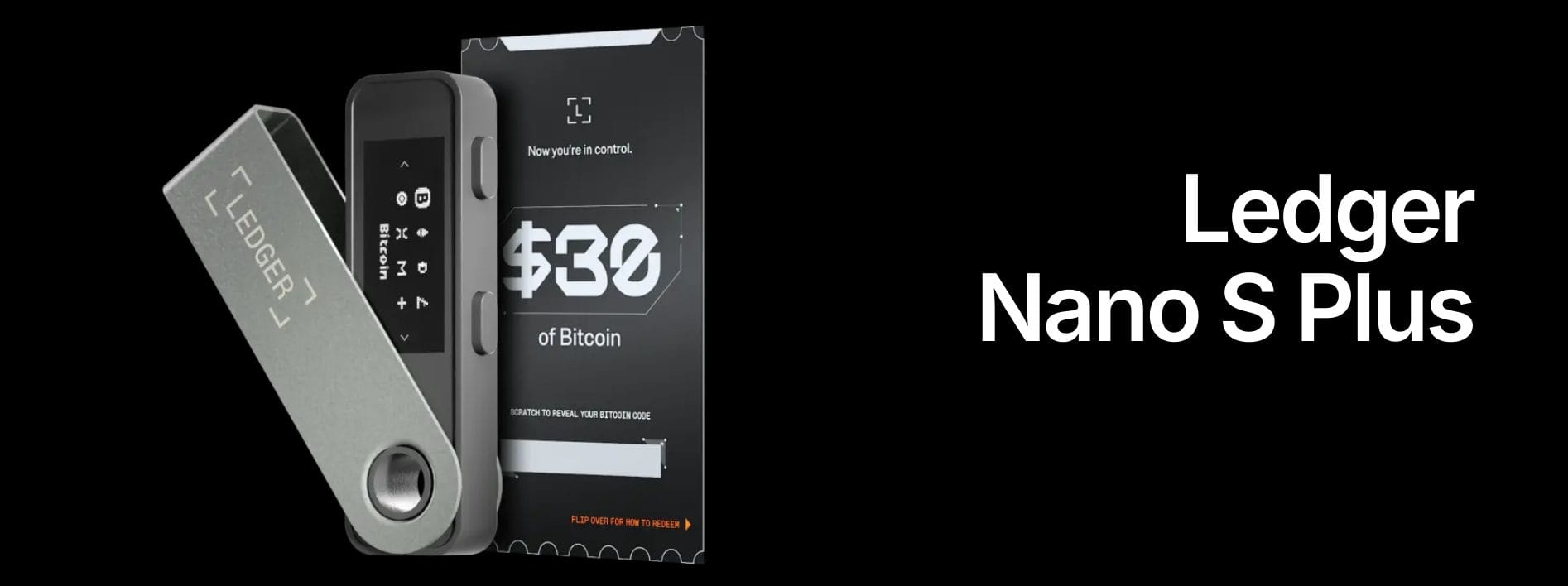 ledger nano s plus hardware crypto wallet