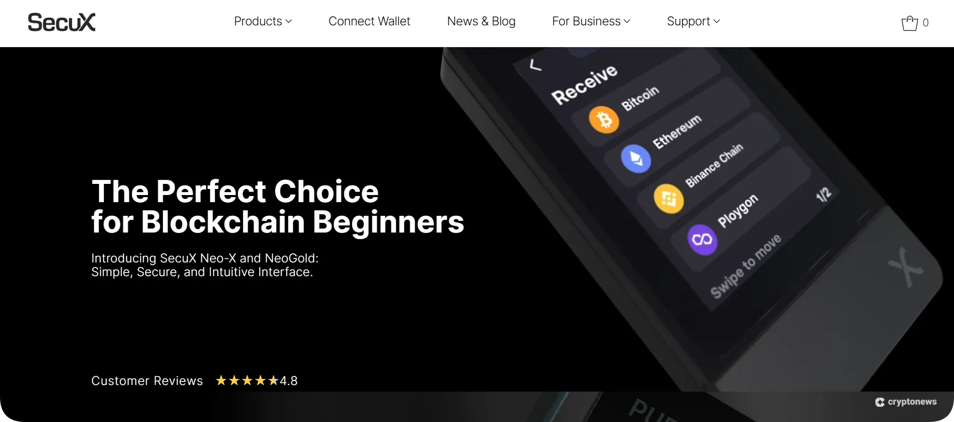 secux multi-platform cold crypto wallet
