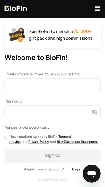 blofin jak kupić krypto anonimowo