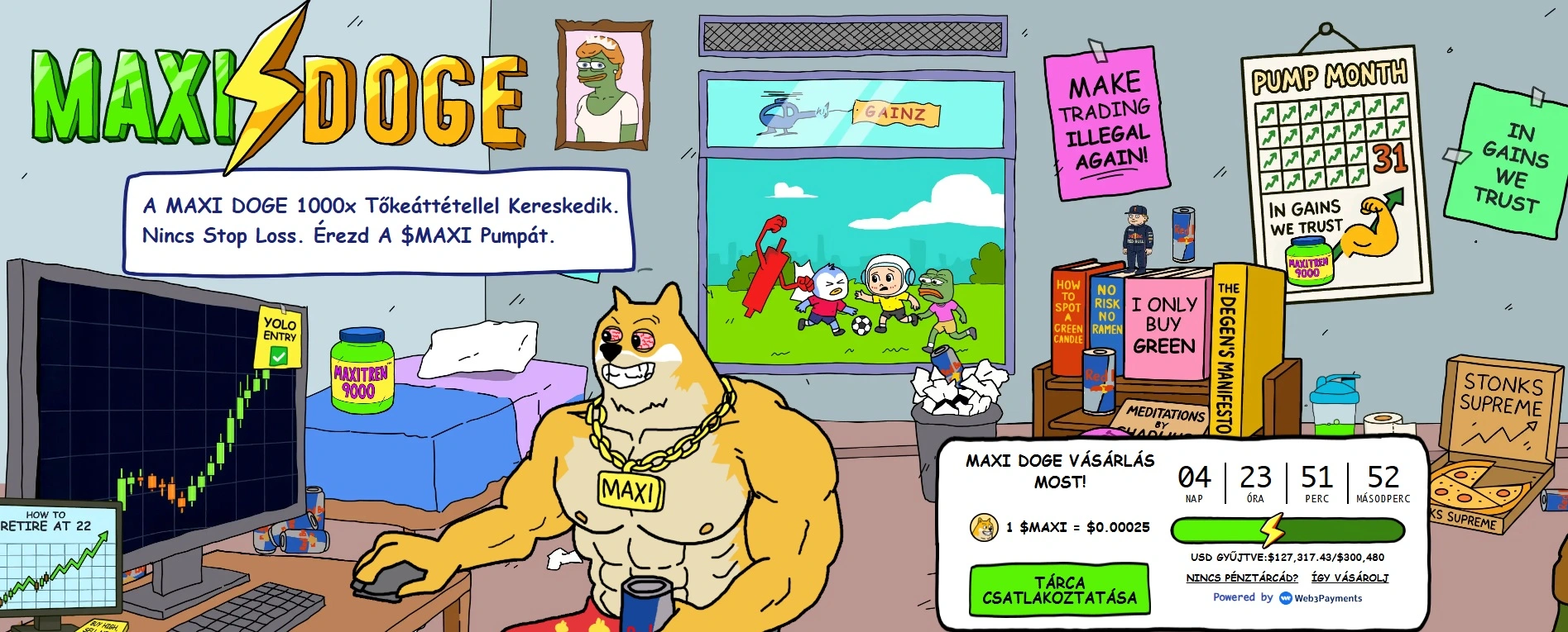 legjobb kriptovaluta előértékesítések - MAXI Doge