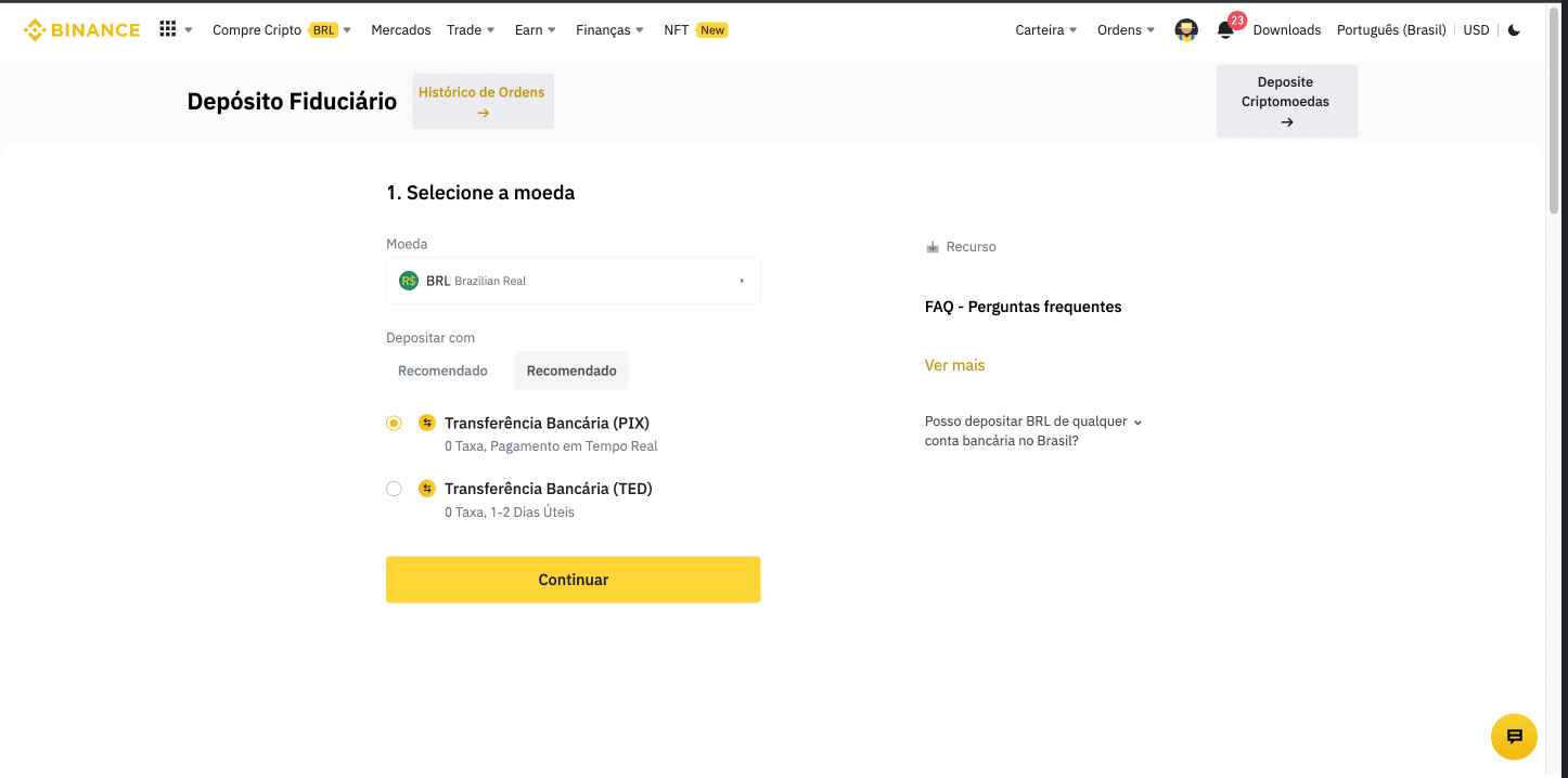 Como depositar BRL na Binance | Revisão Binance: Será Que a Binance é a Melhor Exchange Para os Brasileiros?